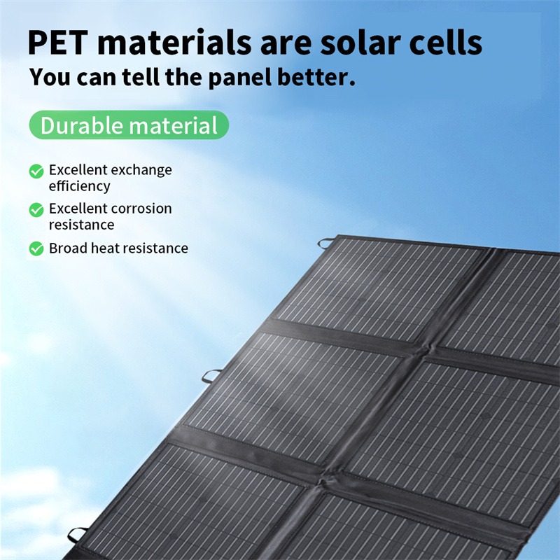 Solar Panel 200W Portable Foldable - Kit di Pannelli Solari Flessibili Portatili