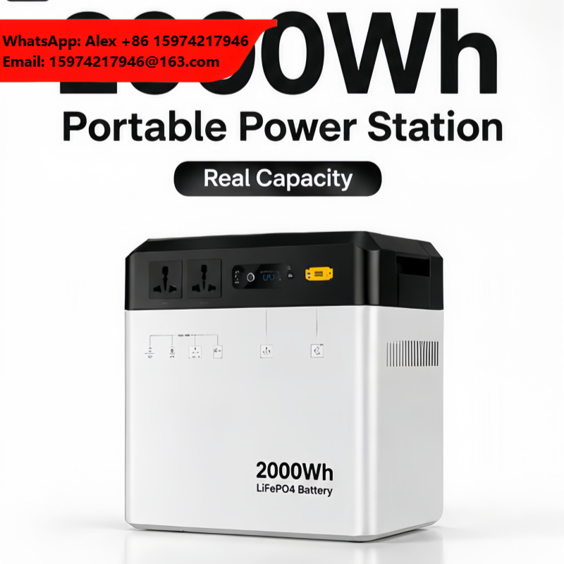 Portable Power Station 1000W Pure Sine - Stazione di Alimentazione Portatile 1000W 2000Wh