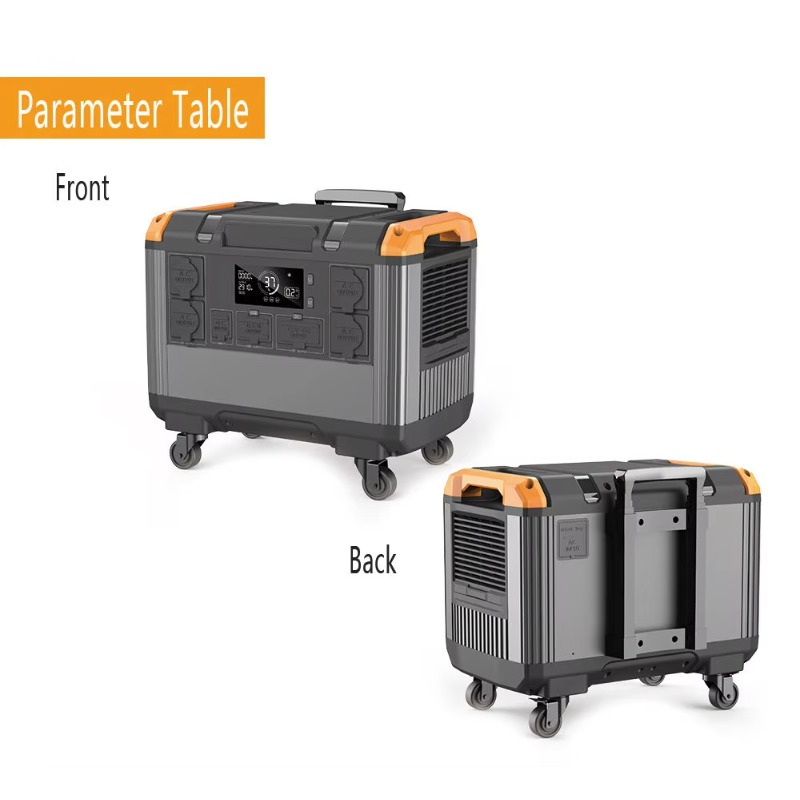 Power Station 2400Wh Lifepo4 - Stazione di Alimentazione Portatile per Camper