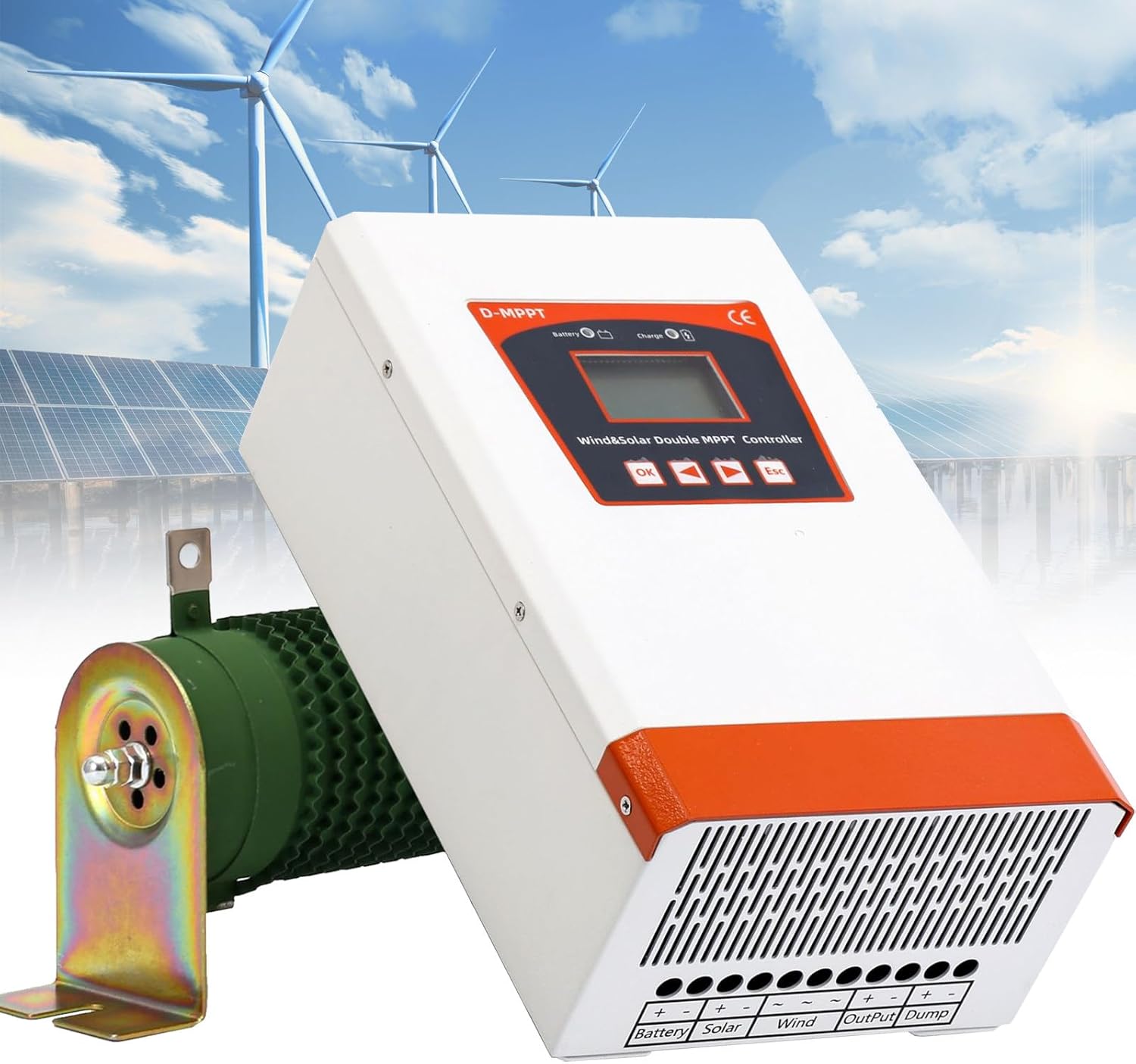 Solar Generator 3000W - Regolatore Ibrido Eolico Solare Doppio MPPT