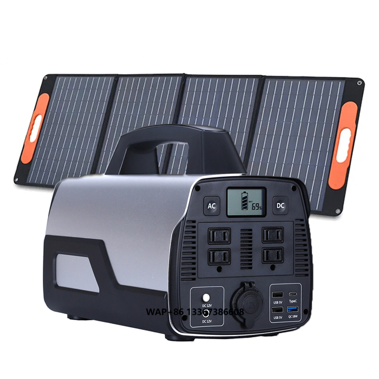 Portable Power Station 500W - Stazione di energia solare mobile portatile