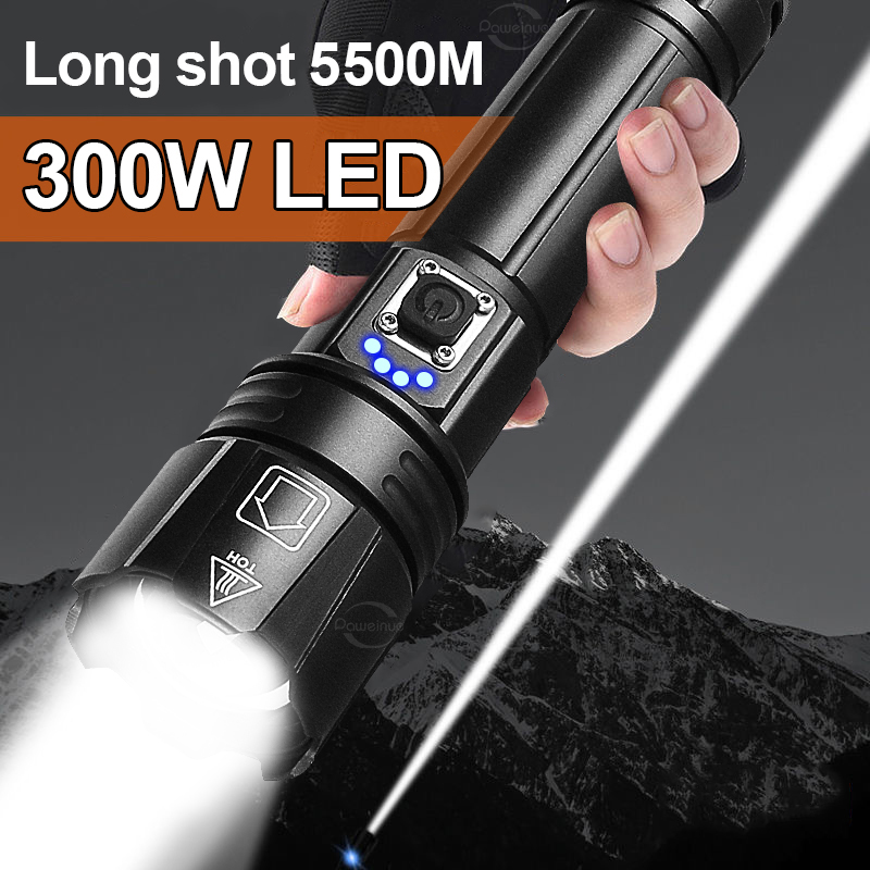Portable Power Station 300W Camping - Torcia a LED più potente Torcia