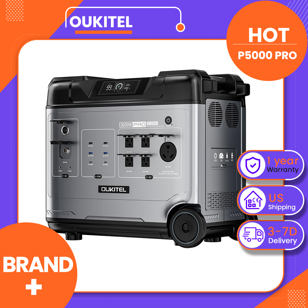Portable Power Station 1000W - OUKITEL P5000 Pro, stazione di alimentazione