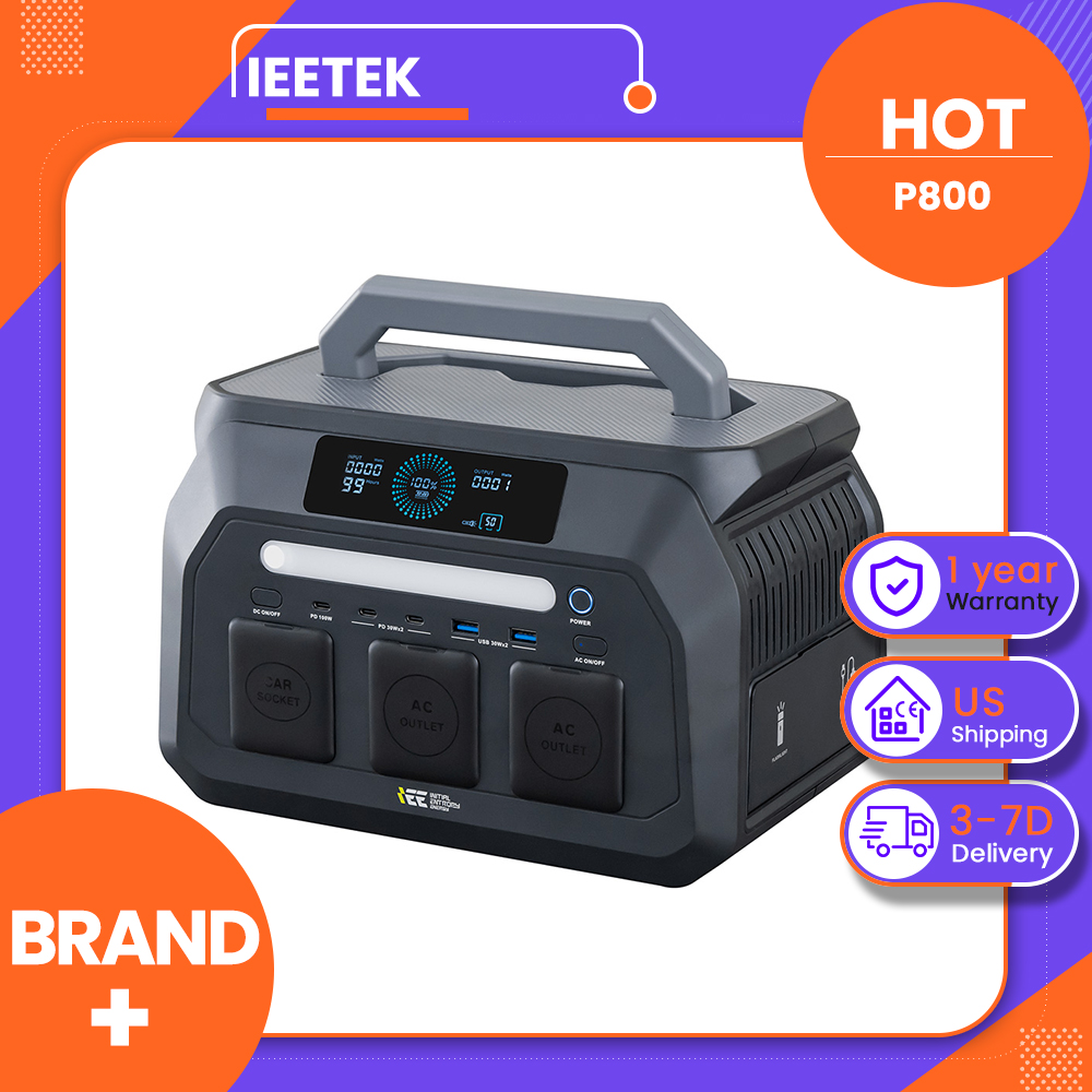Portable Power Station 300W Camping - IEEtek P800, stazione di alimentazione portatile