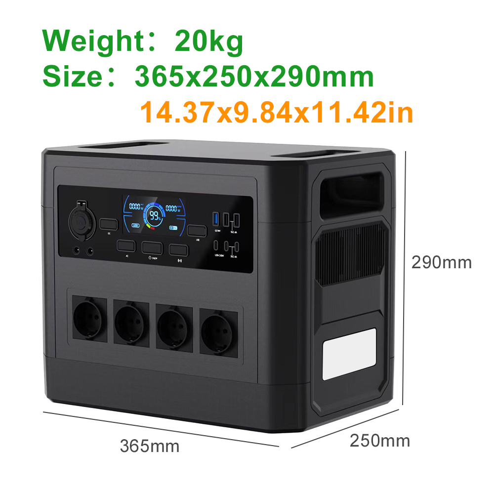 Generatore da campeggio portat - Portable Power Station 2000W Lifepo4 recensione e prezzo