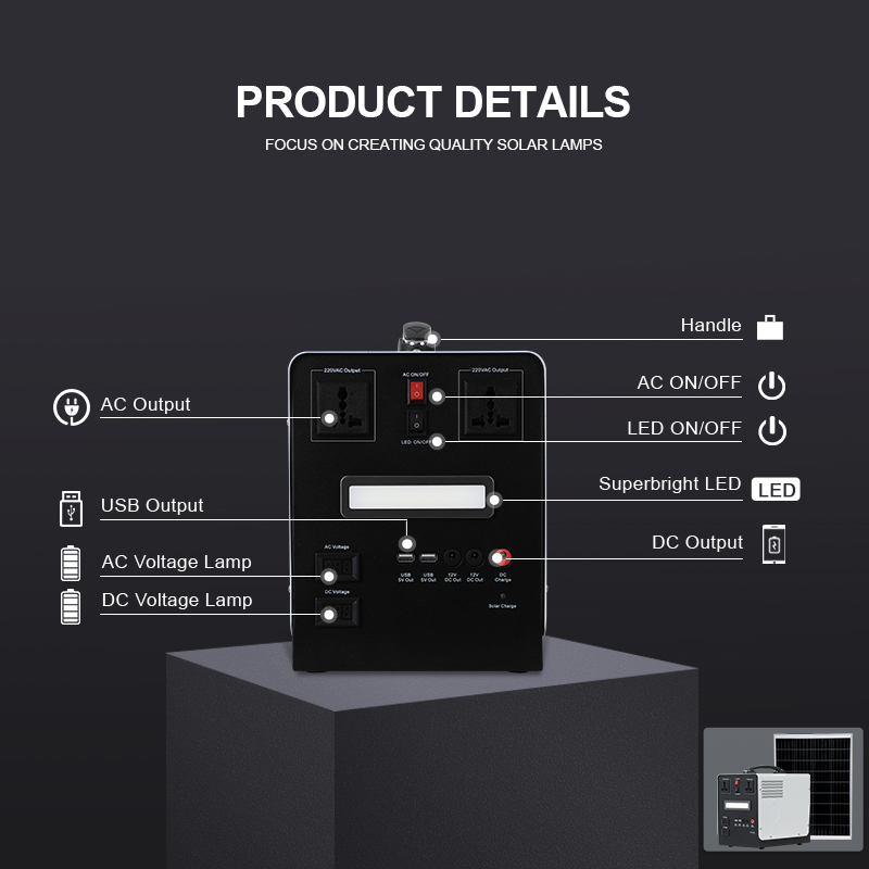 Generatore solare portatile 50 - Portable Power Station 500W recensione e prezzo