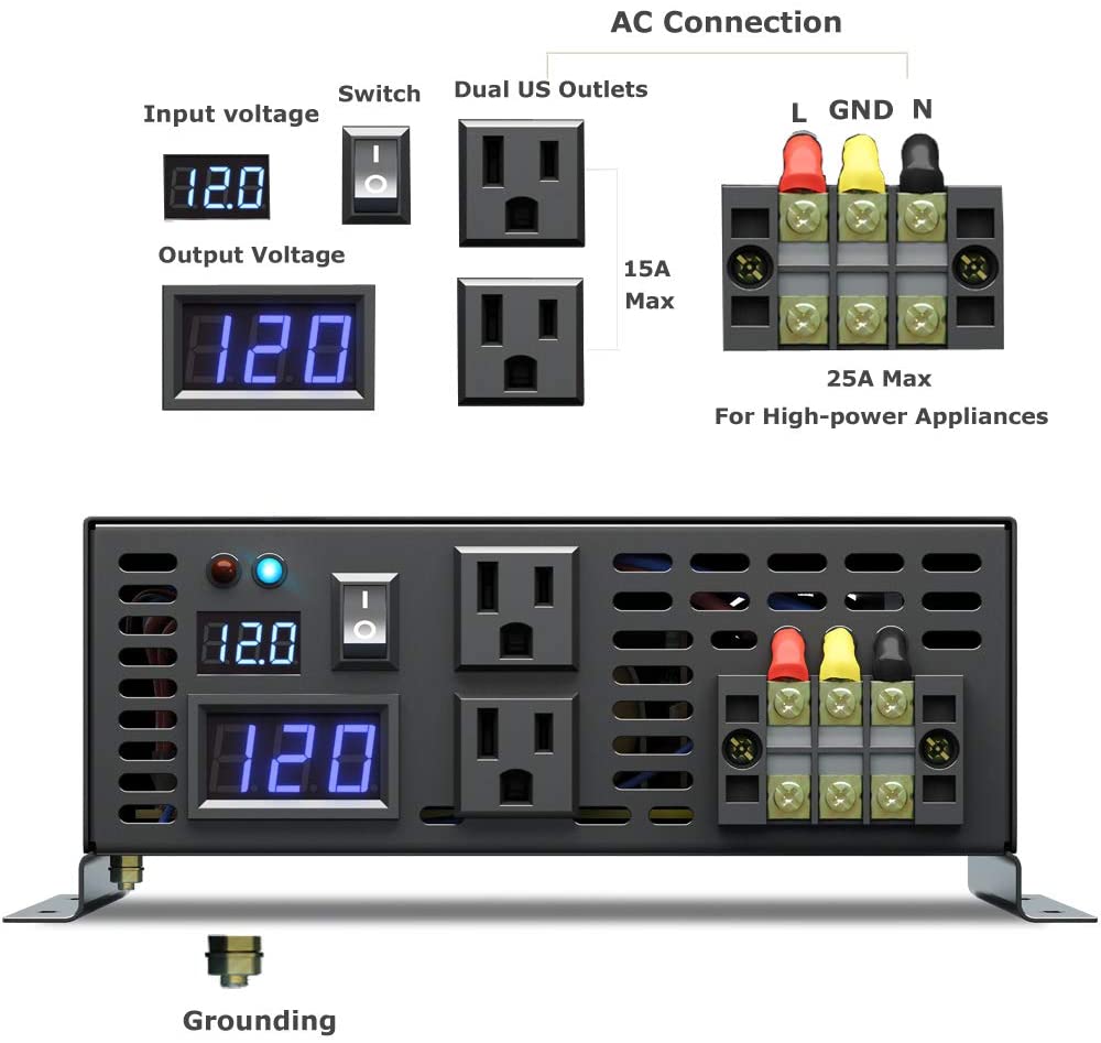 Inverter a onda sinusoidale pu - Solar Generator 3000W recensione e prezzo