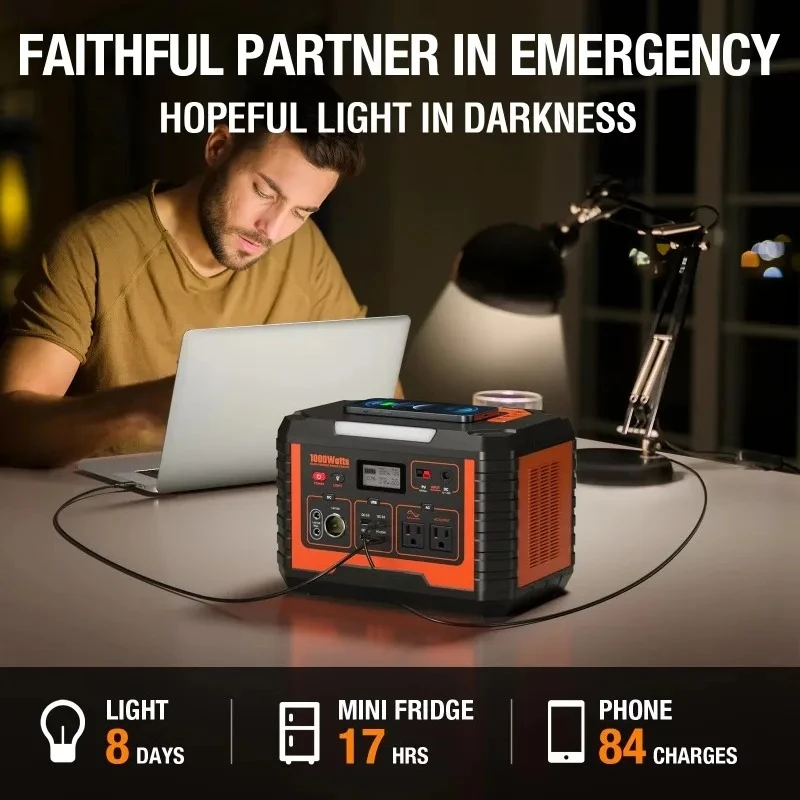 Generatore Solare da Campeggio - Portable Power Station 1000W recensione e prezzo