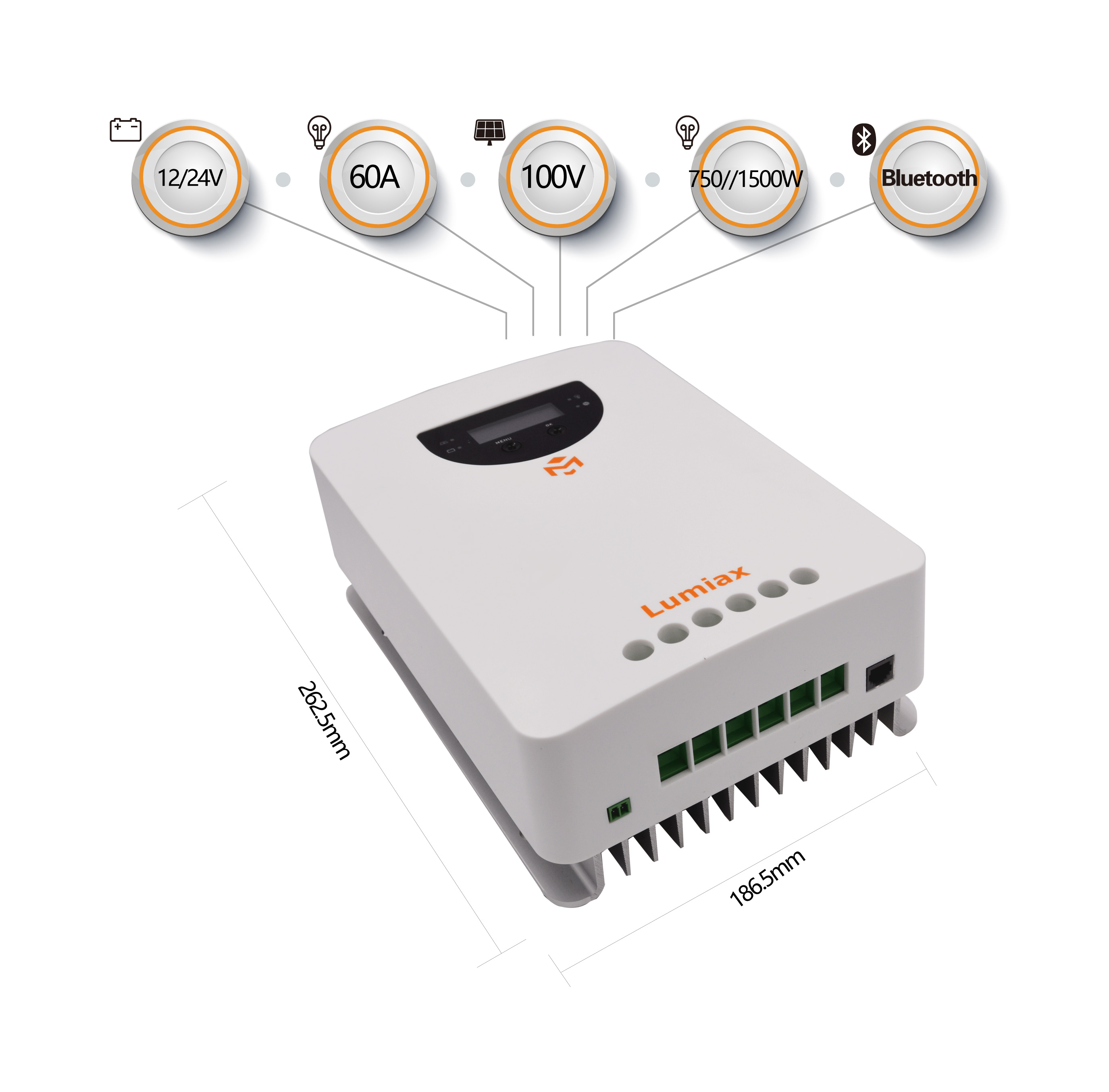 Regolatore di Carica Solare MP - Mppt Solar Charge Controller 60A recensione e prezzo