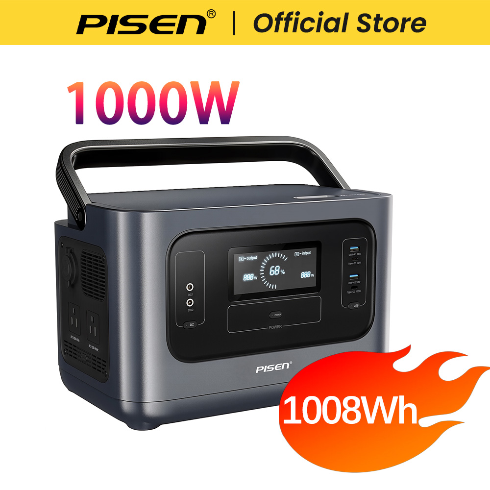 Generatore Solare PISEN 1000W  - Portable Power Station 1000W Pure Sine recensione e prezzo