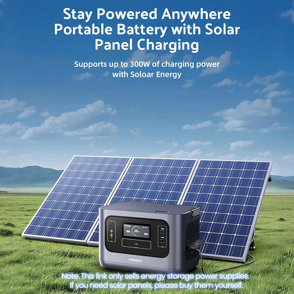Generatore Solare PISEN 1000W  - Portable Power Station 1000W Pure Sine recensione e prezzo