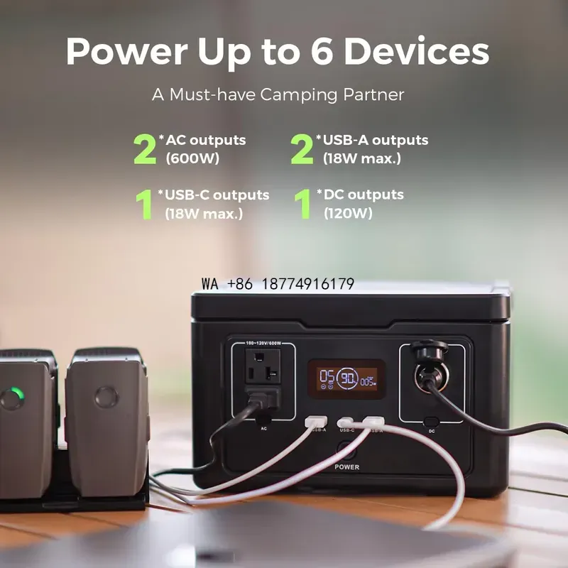 wmwmnu Batteria Lifepo4 da 600 - Portable Power Station 600W Ups recensione e prezzo
