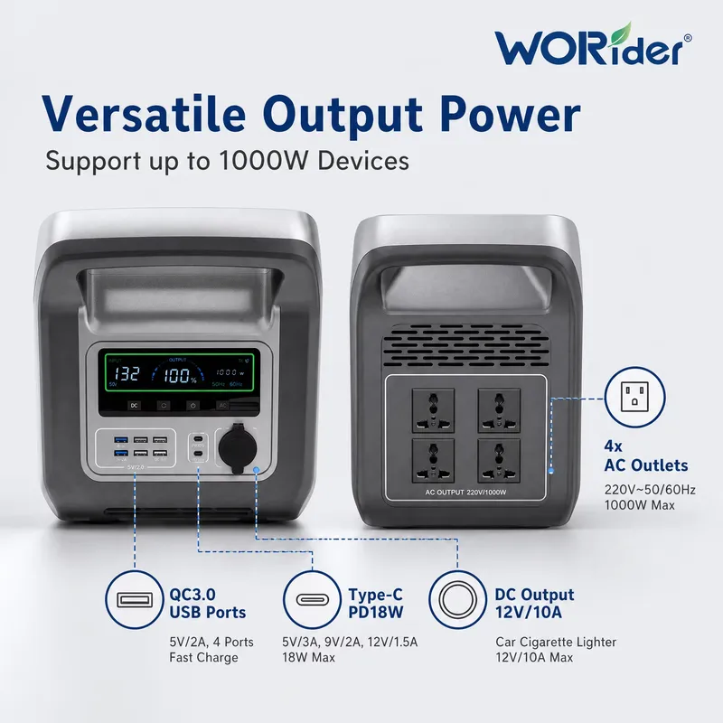 Stazione di Alimentazione Port - Portable Power Station 1000W Pure Sine recensione e prezzo