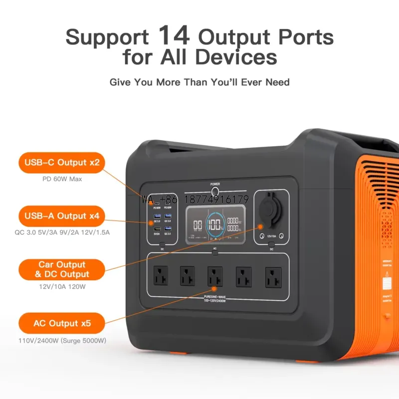wmwmnu 2KW Powerstation Portat - Portable Power Station 2000W Lifepo4 recensione e prezzo