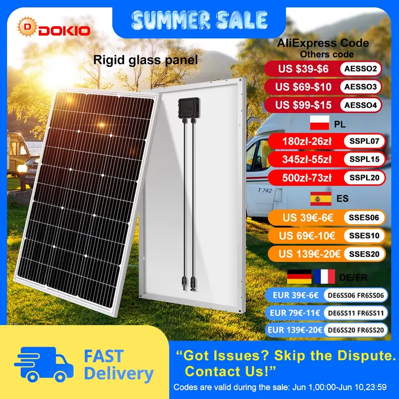 Pannello Solare Rigido 18V 100 - Solar Panel 400W Rigid Monocrystalline recensione e prezzo