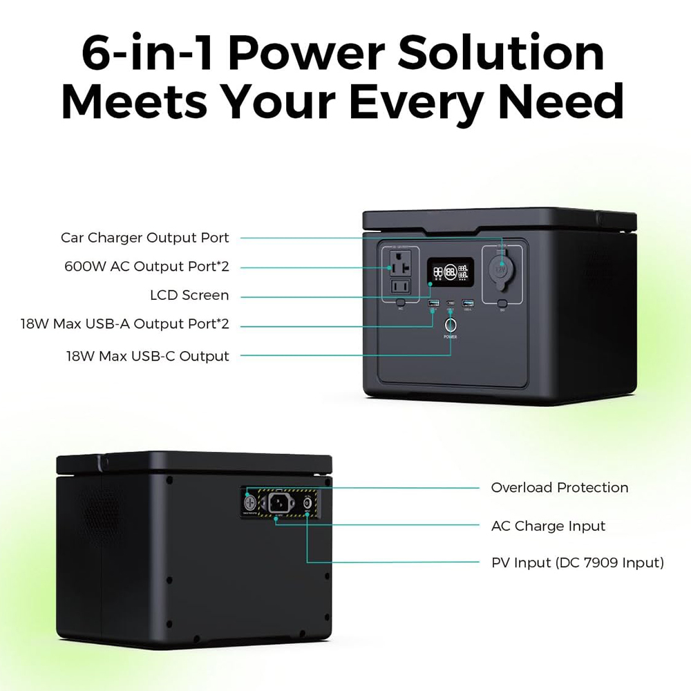 Generatore Solare Portatile S0 - Portable Power Station 600W Ups recensione e prezzo