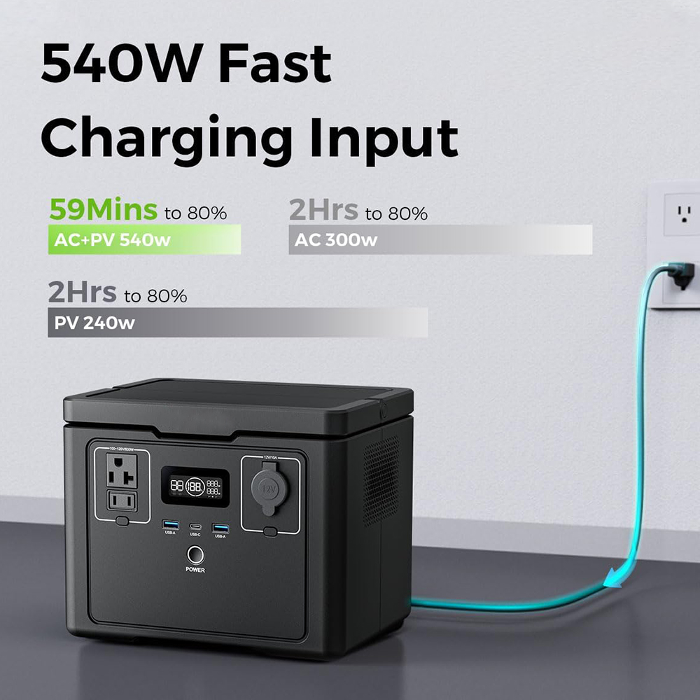 Generatore Solare Portatile S0 - Portable Power Station 600W Ups recensione e prezzo