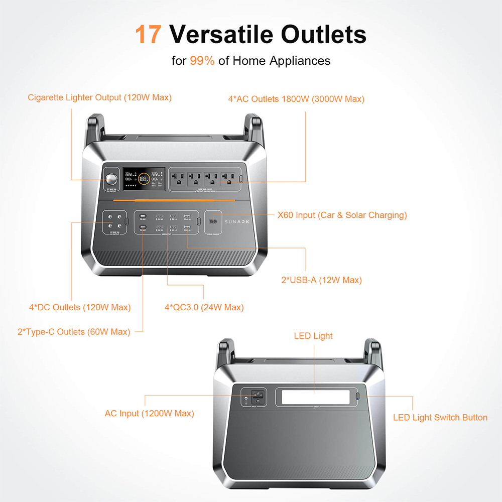 Generatore di energia solare p - Portable Power Station 2000W Lifepo4 recensione e prezzo