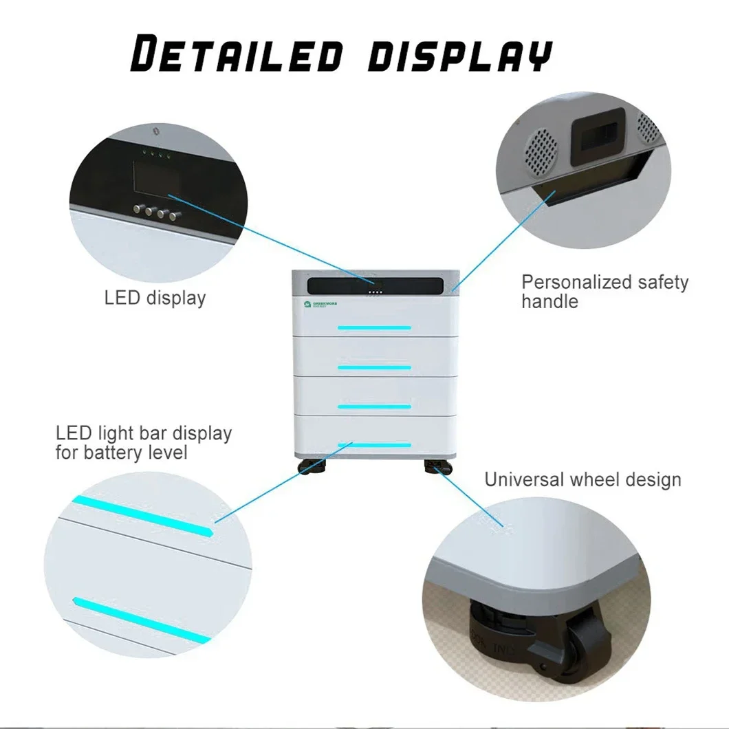 Batteria solare impilabile con - Home Backup Battery 10Kwh Lifepo4 recensione e prezzo