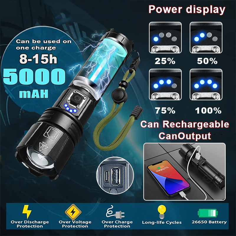 Torcia a LED più potente Torci - Portable Power Station 300W Camping recensione e prezzo