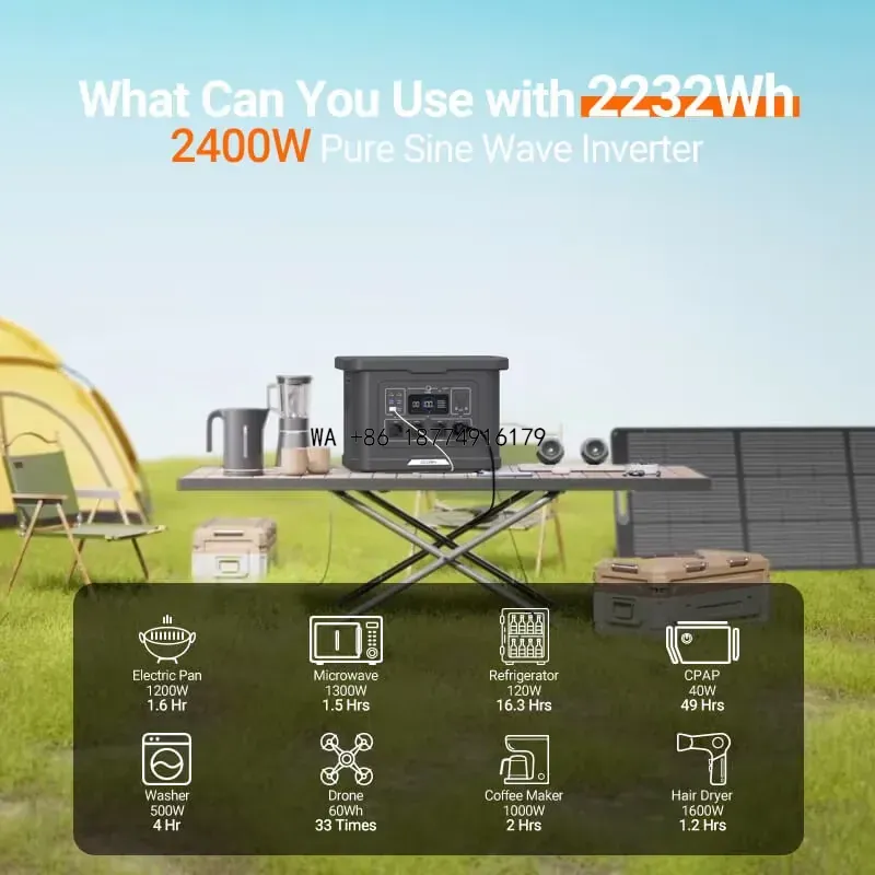 wmwmnu   Stazione di alimentaz - Solar Generator 3000W recensione e prezzo