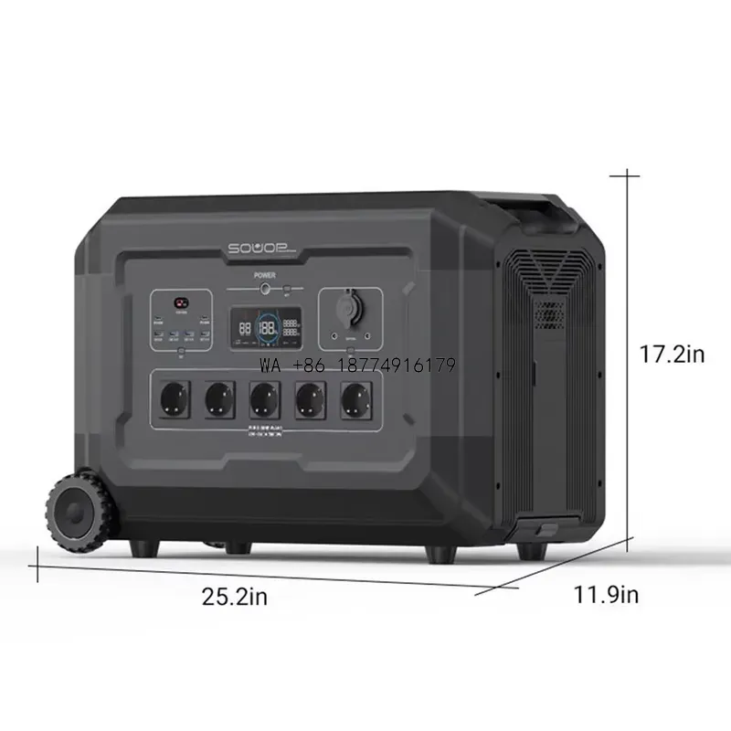 wmwmnu Batteria Lifepo4 3KW, P - Solar Generator 3000W recensione e prezzo