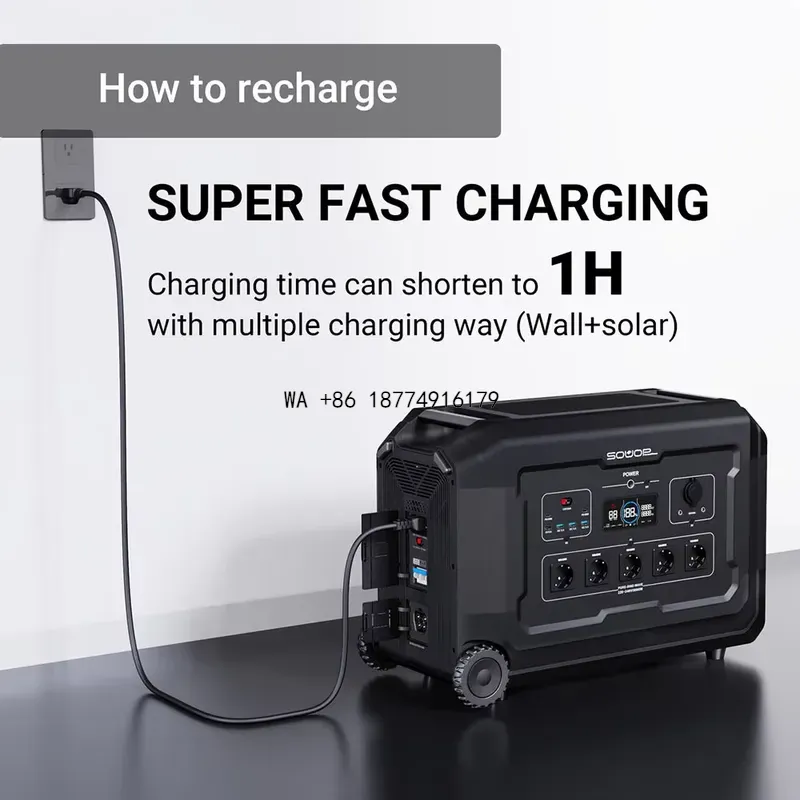 wmwmnu Batteria Lifepo4 3KW, P - Solar Generator 3000W recensione e prezzo