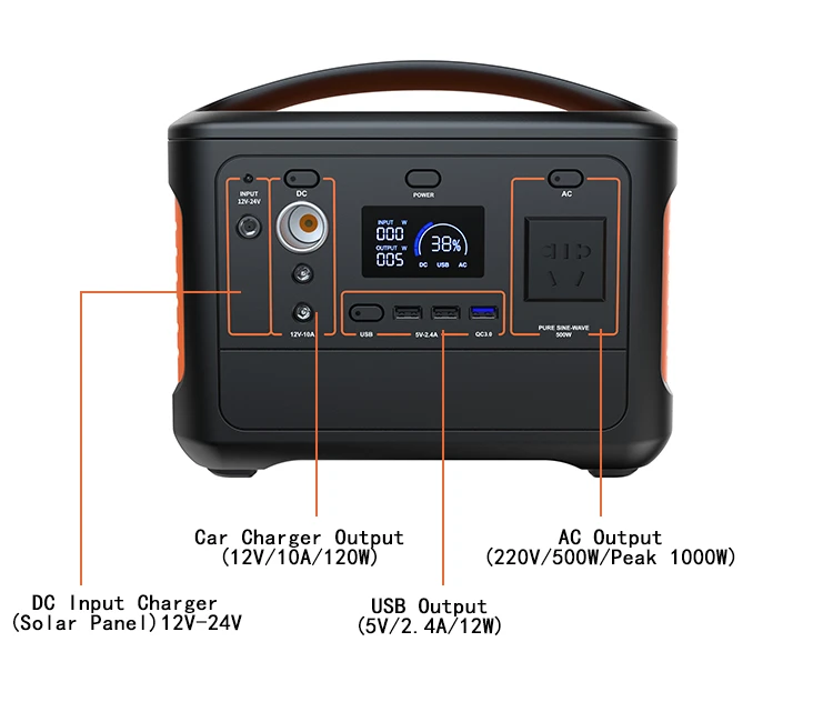 Generatore solare UPS off-grid - Portable Power Station 600W Ups recensione e prezzo