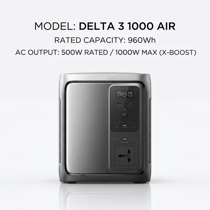 per DELTA 3 1000 Power Station - Portable Power Station 1000W Pure Sine recensione e prezzo