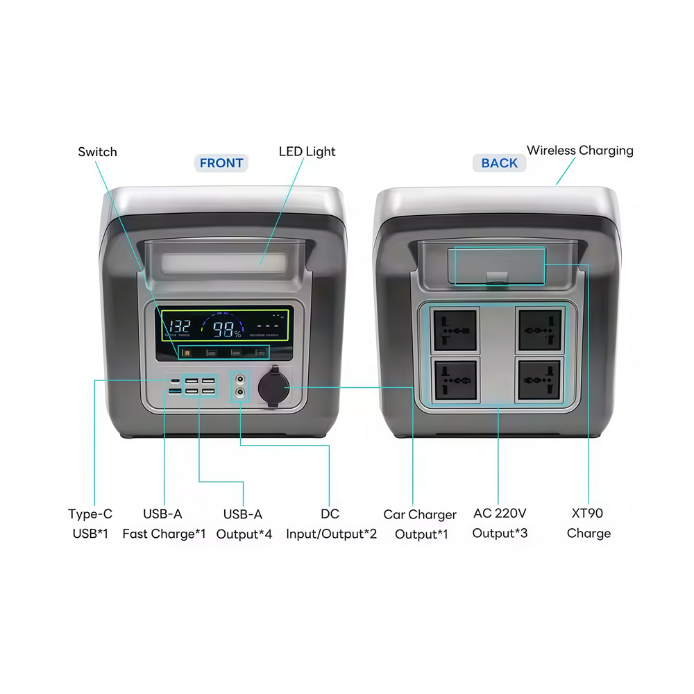 Stazione di Alimentazione Port - Portable Power Station 1000W Pure Sine recensione e prezzo