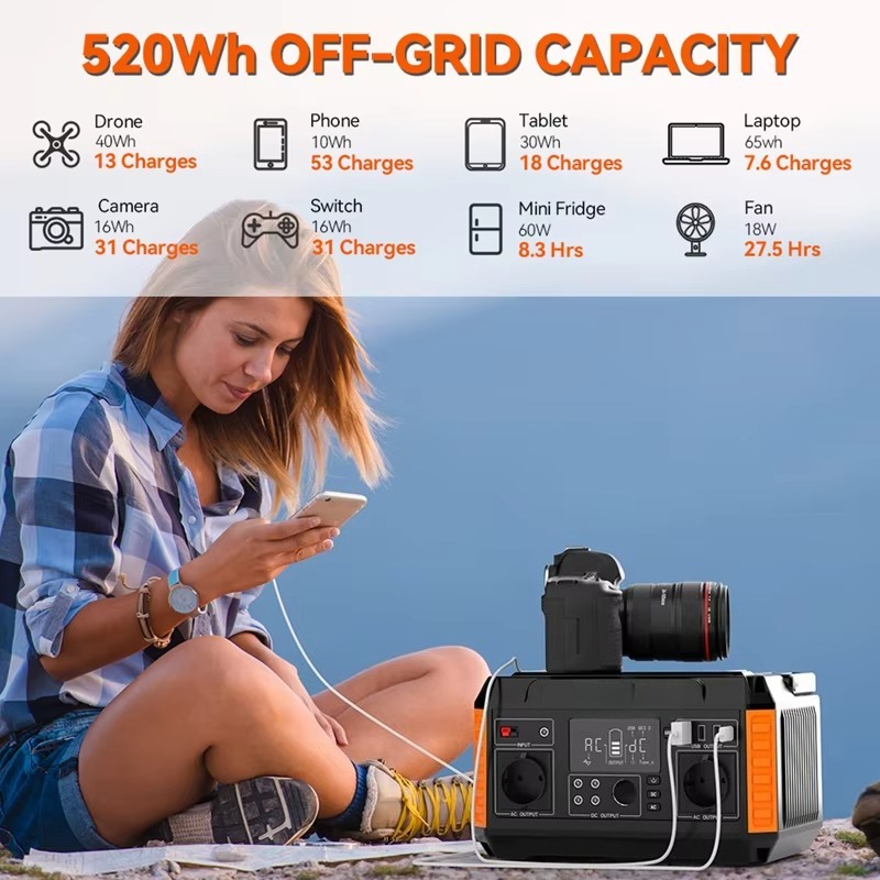 Gruppo di continuità CA 500 W  - Portable Power Station 500W recensione e prezzo