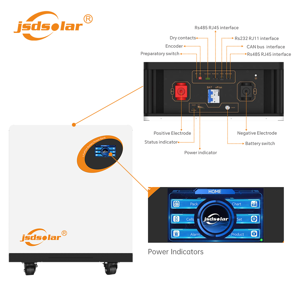 Batteria Jsdsolar 10kWh 16kWh  - Home Backup Battery 10Kwh Lifepo4 recensione e prezzo