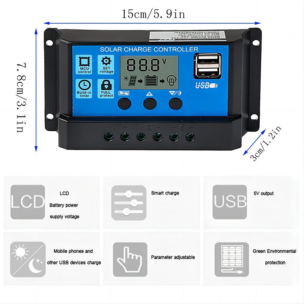 Regolatore di carica del panne - Mppt Solar Charge Controller 60A recensione e prezzo