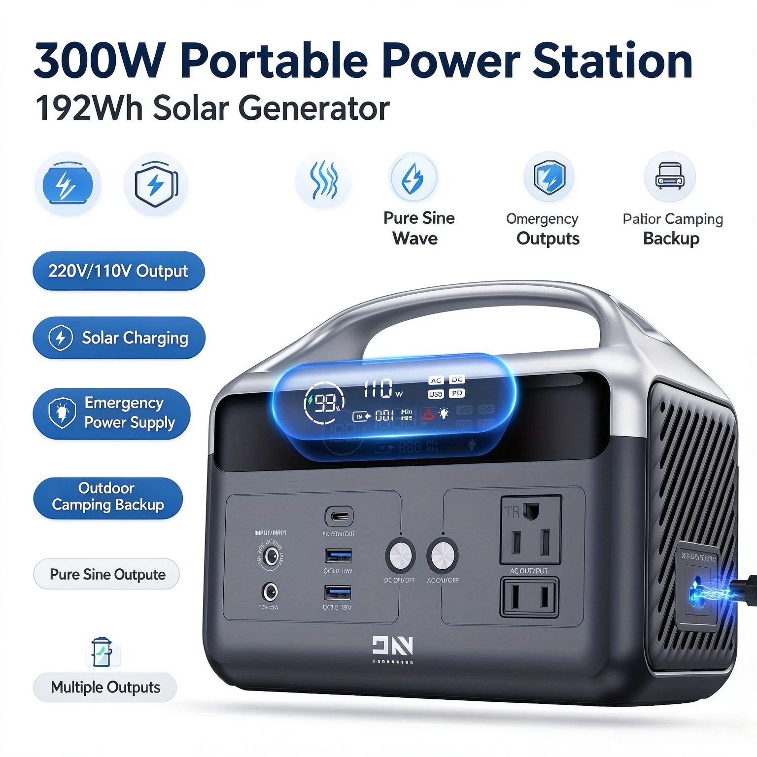 Stazione di Alimentazione Port - Portable Power Station 300W Camping recensione e prezzo