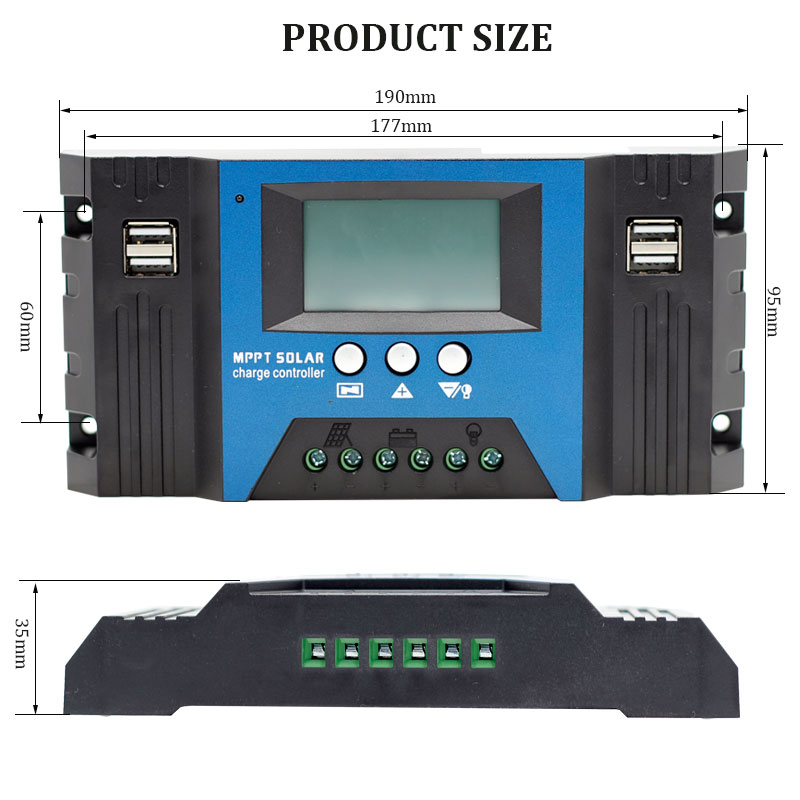 Regolatore solare MPPT 12V/24V - Mppt Solar Charge Controller 60A recensione e prezzo